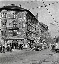 Corner of Üllői út and József körút, 1950