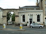 Bayshill Lodge (1, 2 and 3), ballroom mews arch to north-west, and Nos 1–19 Rotunda Terrace