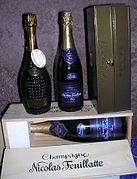 Bouteilles de champagne (des champenoises).