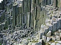 Basalt: Herrenhausfelsen (Panska Skala) bi Kamenický Šenov/Steinschönau, Lausitzer Gebirge in Tschechien