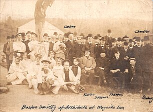 Photo of the Boston Society of Architects at Wayside Inn