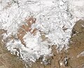 Thumbnail for File:Snow in the Mountain States (MODIS 2022-02-26).jpg