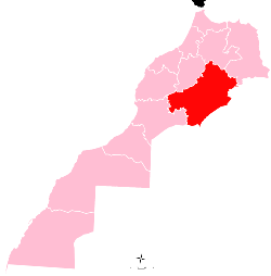 Location in Morocco