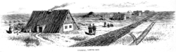 Burdei-type housing in Gnadenau (Frank Leslie's Illustrated March 20, 1875)