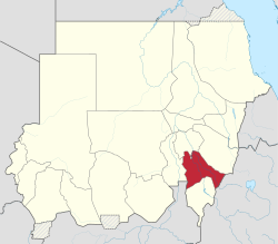 Location of センナール州