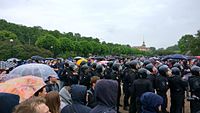 Field of Mars, OMON during the rally, 12 June 2017