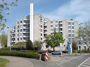 Friedrich-Dessauer-Studentenwohnheim in Frankfurt-Hausen (1966)