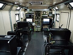 Prototype command vehicle interior