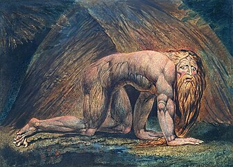 William Blake, Nebukadnessar, 1795.