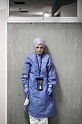 Third place: A surgeon during the COVID-19 pandemic in San Salvatore Hospital in Pesaro, Italy. Autor: Alberto Giuliani (CC BY SA 4.0)