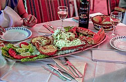 Kreeftgerecht uit Dalmatië