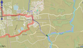 Fahrradkarte mit Radwegen/Radfernwegen, Höhenlinien und Routenberechnung (OpenRouteService.org)
