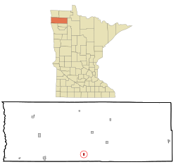 Location of Viking, Minnesota