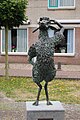 Het Schaap Veronica by Frank Rosen. Statue commemorating Wim Bijmoer, illustrator of Annie M. G. Schmidts poems about "Het Schaap Veronica".