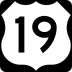 U.S. Route 19 Truck marker