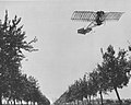 Image 11Alberto Santos-Dumont flying the Demoiselle over Paris (from History of aviation)