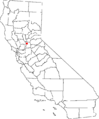 Sacramento's location in California