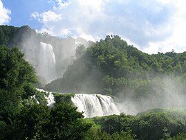 The Cascata delle Marmore in Umbria