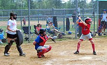 Description de l'image Softball Batter and Catcher crop.jpg.