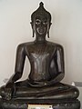 Sitting Buddha, attitude of subduing mara, Chieng Saen style, Wat Benchamabopit, Bangkok