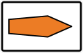 Umlenkungspfeil (Streckenempfehlung) Existing alternate or bypass Autobahn route (Germany)