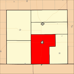 Location in Harper County