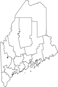 Location of Rumford, Maine