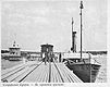 Ship and train at Miller's pier