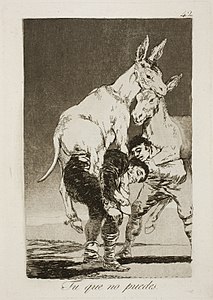 Capricho No. 42: Tú que no puedes (Thou who cannot)