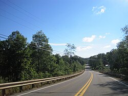 PA 965 eastbound in Mineral Township