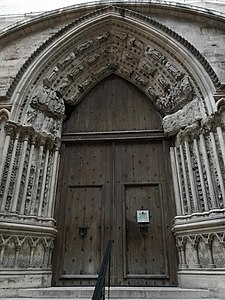 The south portal and sculpture