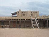 The billiards room was located on the second floor of the fort.