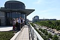 Visitors on the roof