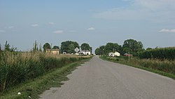 Approaching Cornettsville from the west