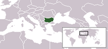 Местоположение на България