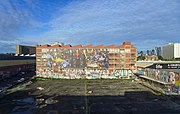 Artwall in North Melbourne Abandoned wool store