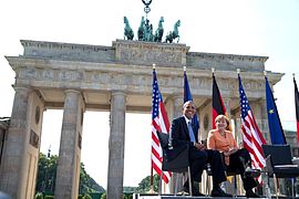 Merkel und Obama im Juli 2013