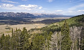 The Sawtooth Valley and Sawtooth Range viewed from Galena Summit on state highway 75 in the Sawtooth National Recreation Area