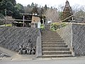 一条忠頼公の墓全体像（山梨県南巨摩郡富士川町舂米,妙楽寺跡)