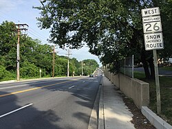 Liberty Road at Liberty Terrace in Lochearn, Maryland