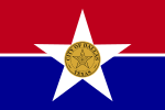 Flag of Dallas, Texas, USA