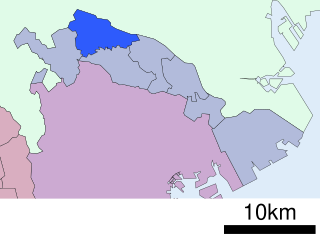 多摩区位置図