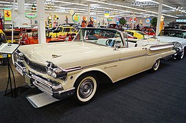 A 1957 Mercury Convertible Cruiser. Produced as an Indianapolis 500 pace car replica.