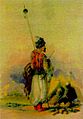 Kurdish warriors by Amadeo Preziosi