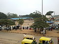 Chandapura Market area on a non-Saturday. The weekly market 'Chandapura Santhe' happens on every Saturday where vegetables, fruits and even cattle are sold.