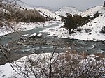 Confluence of Yellowstone and Gardner rivers