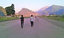 Gauchar Airport morning view