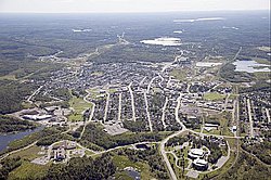 Aerial view of Kirkland Lake