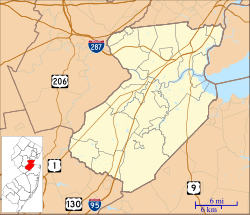 Menlo Park is located in Middlesex County, New Jersey