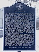 John Mason Plaque